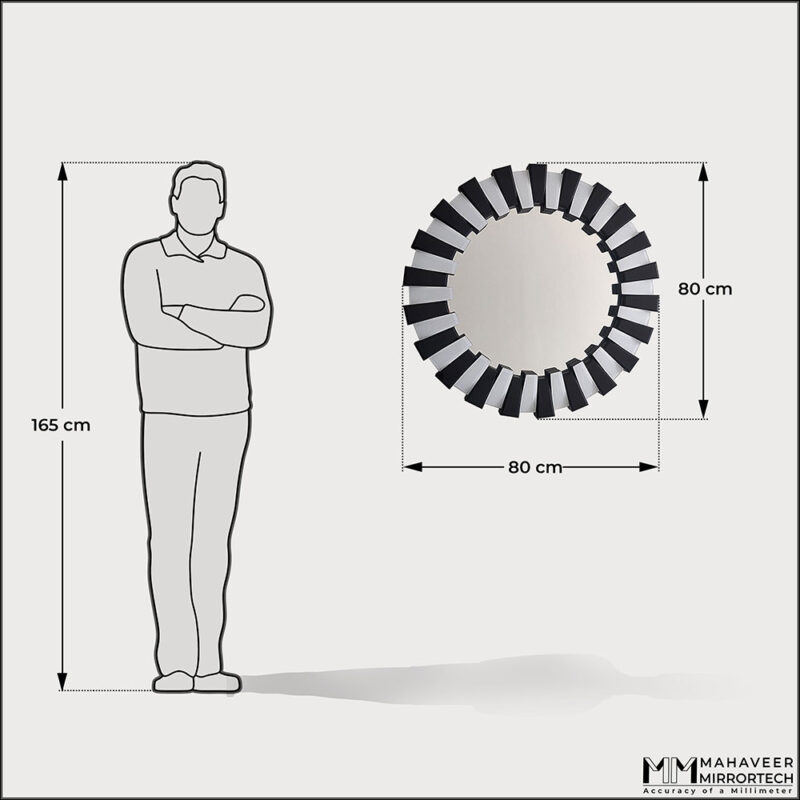 Circular Walled Mirror - Image 3